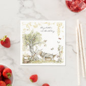 ストーリーブック |ウッドランド・フォレストの誕生日パーティー スタンダードカクテルナプキン (インサイチュ)