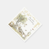 ストーリーブック |ウッドランド・フォレストの誕生日パーティー スタンダードカクテルナプキン (角)