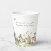 ストーリーブック |ウッドランド・フォレスト・ベビーシャワー 紙コップ (正面)