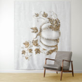 ストーリーブック ゴールド ホワイト かぼちゃ フェアリーテイル バナー タペストリー (インサイチュ)