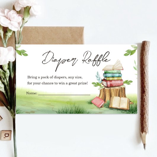 ストーリーブック ベビーシャワー 新章 おむつくじ エンクロージャーカード