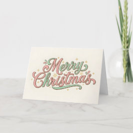 ストーリーブック レトロ キッズ メリークリスマス シーズンカード