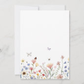 ストーリーブック 新たな章が始まる ベビーシャワー 招待状 (裏面)