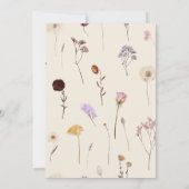 ストーリーブック 新章ベイビーシャワー 本をテーマにした 招待状 (裏面)