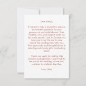 ストーリーブック 新章 ブライダルシャワー サンキューカード (裏面)