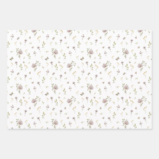 ストーリーブック | 森の赤ちゃん歓迎会 ラッピングペーパーシート (正面3)