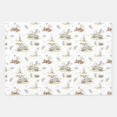 ストーリーブック | 森の赤ちゃん歓迎会 ラッピングペーパーシート (正面2)