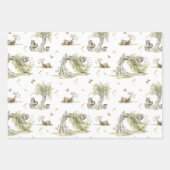 ストーリーブック | 森の赤ちゃん歓迎会 ラッピングペーパーシート (正面)