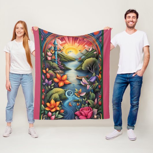 ストーリーブック(横) 1 フリースブランケット (インサイチュ)