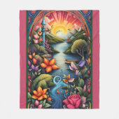 ストーリーブック(横) 1 フリースブランケット (正面)