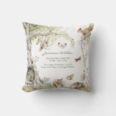 ストーリーブック | Woodland Forest誕生統計 クッション (正面)