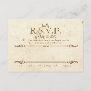 ストーリーブックRSVP 出欠カード