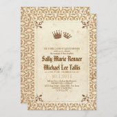 ストーリーブッ王室のクフェアリータール招待状 招待状 (正面/裏面)