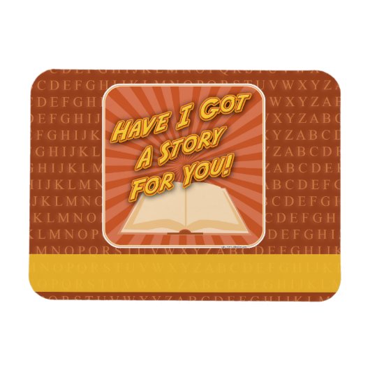 ストーリーライター得のプロモーションのスローガンがある マグネット (横)