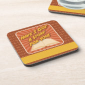 ストーリー得作家のデザイン コースター (左側)