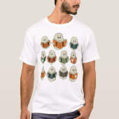 ストーリ不気味ズブッククラブ – ハッピーハローウィン Tシャツ (正面)