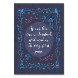 ストーリ結婚ブック – Table Card テーブルナンバー