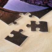 ストーンアーカッコいいチブリッジ反射サンセットパズル ジグソーパズル (側面)