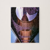 ストーンアーカッコいいチブリッジ反射サンセットパズル ジグソーパズル (縦)