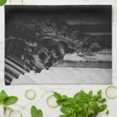 ストーンウィングススカル キッチンタオル (折り畳み)