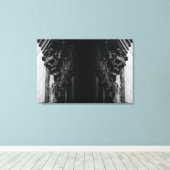 ストーンウィングススカル キャンバスプリント (インサイチュ (ウッドフロア))