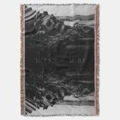 ストーンウィングススカル スローブランケット (正面縦)