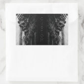 ストーンウィングススカル 長方形シール (バッグ)