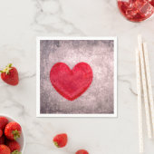 ストーンウォッシュハート スタンダードカクテルナプキン (インサイチュ)