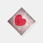 ストーンウォッシュハート スタンダードカクテルナプキン (角)