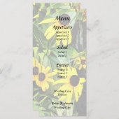 ストーンウォールそばのブラックアイードスーザン メニュー (正面/裏面)