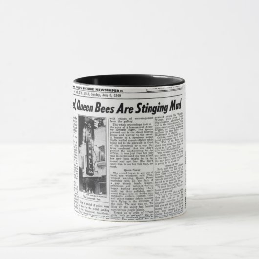 ストーンウォールはニュースのマグを騒がせます マグカップ (中央)