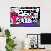 ストーンウォールは許されない行動だった ポスター (ホームオフィス)