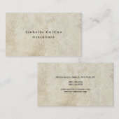 ストーンウォールシンプルプレインミニマルクリエイティブモダン 名刺 (正面/裏面)