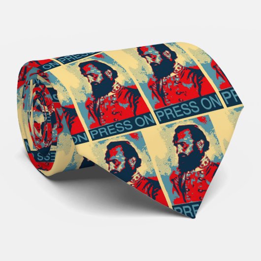 ストーンウォールジャクソンのモットーで押して下さい ネクタイ (ロール)