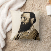 ストーンウォールジャクソンの内戦の英雄の伝説 クッション (ブランケット)