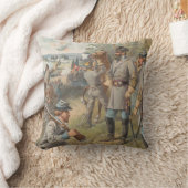 ストーンウォールジャクソンアットマナサス/ブル走 クッション (ブランケット)