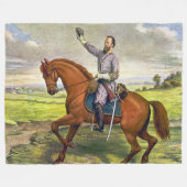 ストーンウォールジャクソンオンリトル フリースブランケット (正面(横))