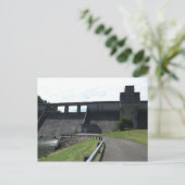 ストーンウォールジャクソンダム、ウェストフォークリバー、ウェストン、WV ポストカード (スタンド正面)