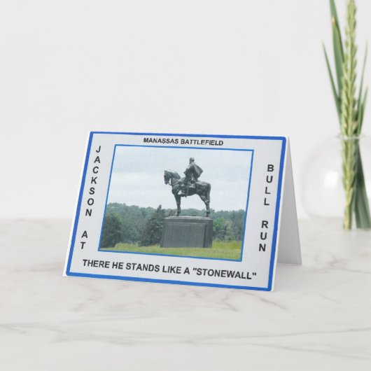 ストーンウォールジャクソン カード (正面)