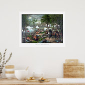 ストーンウォール・ジャクソンの死 ポスター (キッチン)