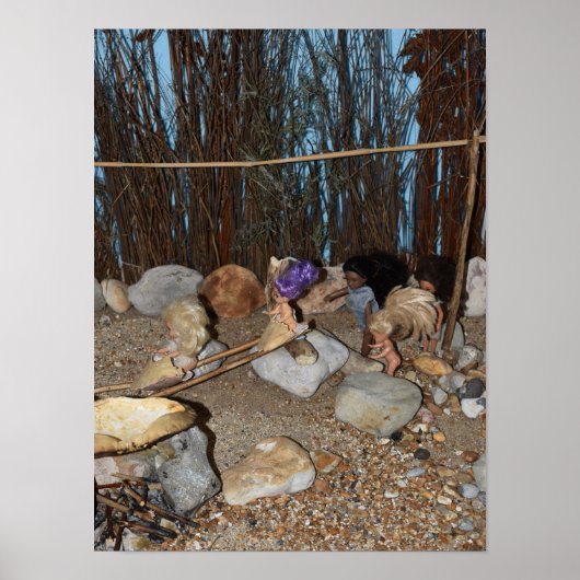 ストーンエイジの子供がスライド。 ポスター (正面)