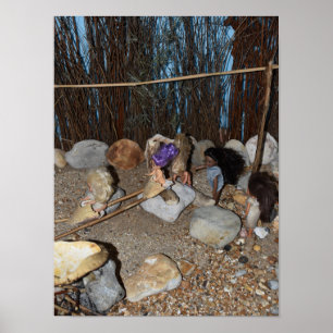 ストーンエイジ遊キッズ。 ポスター