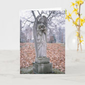 ストーンエンジェル カード (黄色い花)