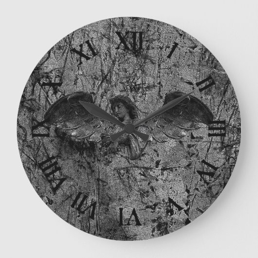 ストーンエンジェル ラージ壁時計 (正面)