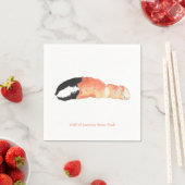 ストーンカニをモチーフにしたカクテルナプキン スタンダードカクテルナプキン (インサイチュ)