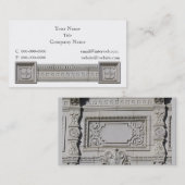 ストーンクロスサークル縁どスクアーシカード 名刺 (正面/裏面)