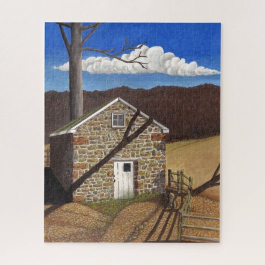 ストーンコロニアル春ハウス ジグソーパズル (縦)