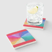 ストーンコースターに対する効果の低下 ストーンコースター (横)