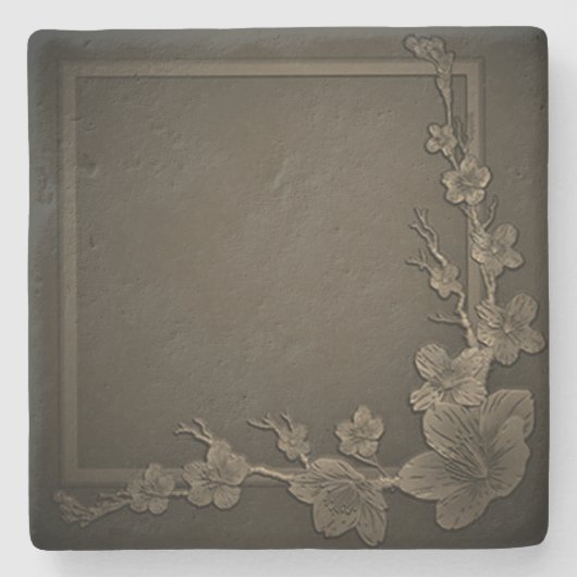 ストーンコースターのアートデザインストyle ストーンコースター (正面)