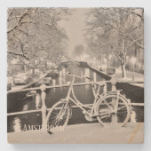 ストーンコースターアムステルダムインザスノー ストーンコースター (正面)